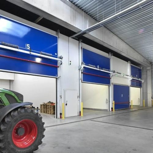 Вертикальный раздвижной ворота - KH-1010 (V) - Salco Industrial Doors - из алюминия / из анодированного алюминия / из каучука