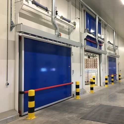Вертикальный раздвижной ворота - VH-1414 (V) - Salco Industrial Doors - из алюминия / из анодированного алюминия / из каучука