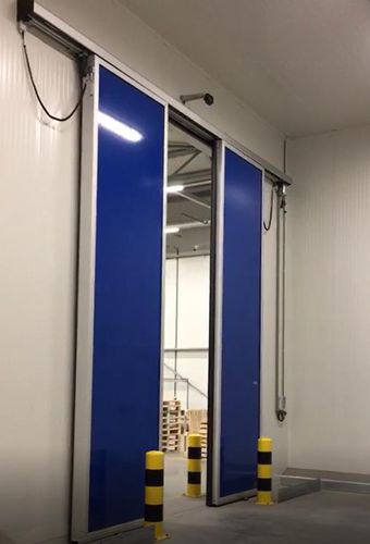 Раздвижной ворота - VH-1414 - Salco Industrial Doors - из анодированного алюминия / из каучука / из стекловолокна