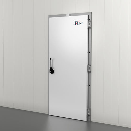 Ворота с шарниром - VD-1815 - Salco Industrial Doors - из алюминия / из каучука / для использования в помещениях