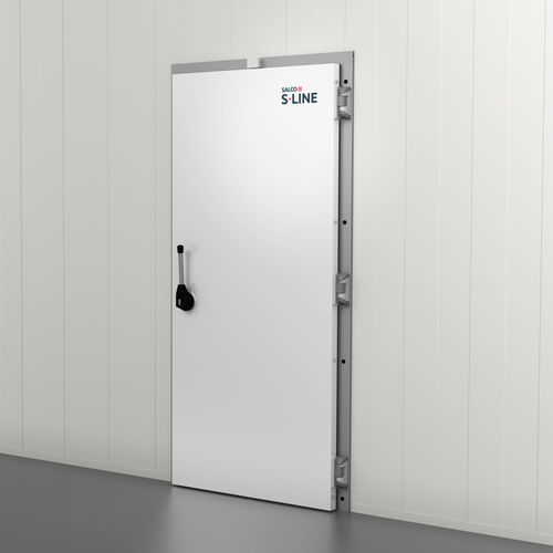 Ворота с шарниром - VD-1810 - Salco Industrial Doors - из алюминия / из каучука / для использования в помещениях