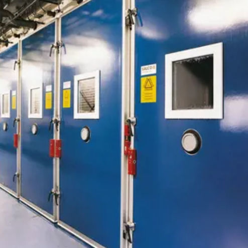 Ворота с шарниром - KDG-1010 - Salco Industrial Doors - из алюминия / из анодированного алюминия / из каучука