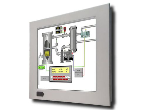Монитор с резистивным сенсорным экраном на 5 проводах - PML012 - PANEL Srl - TFT / LCD / промышленный