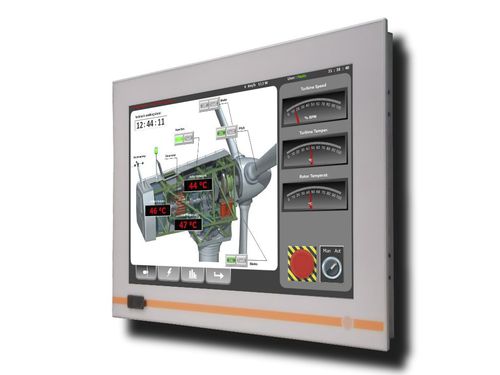 Панельный ПК с резистивным сенсорным экраном на 5 проводах - PSQ119 - PANEL Srl - со светодиодной подсветкой / ЖК-монитор / TFT LCD
