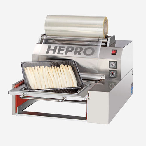 Автоматический запаиватель - Hepro GmbH Maschinen und Spezialgeräte Nahrungsmitteltechnik - для упаковки продуктов питания / для подносов