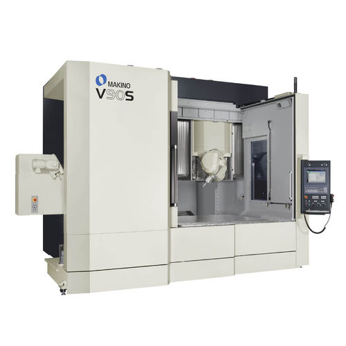 Обрабатывающий центр ЧПУ 5 осей - V90S - MAKINO Milling Machine - вертикальный / HSK A-63 / 40 инструментов