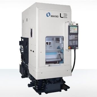 Обрабатывающий центр ЧПУ 3 оси - L2 APC - MAKINO Milling Machine - вертикальный / HSK-A50 / 15 инструментов