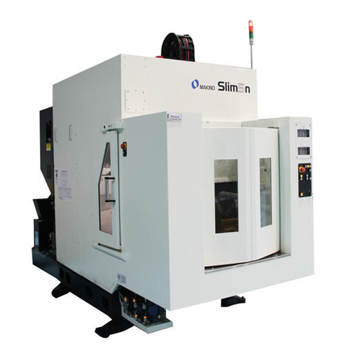 Обрабатывающий центр ЧПУ 3 оси - Slim5n APC - MAKINO Milling Machine - вертикальный / с двумя стержнями / HSK-A50