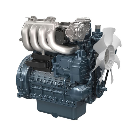 Двигатель на СУГ - WG2503 series - KUBOTA Engine - 4 цилиндра / линейный / охлаждаемый водой