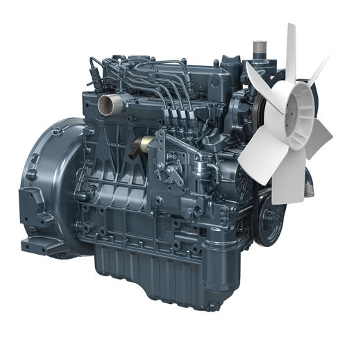 Дизельный двигатель - V-EB series - KUBOTA Engine - 4 цилиндра / линейный / охлаждаемый водой