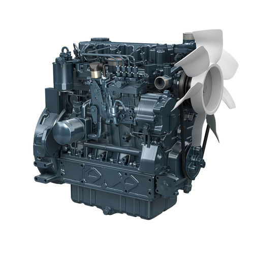 Дизельный двигатель - V3600-E3B series - KUBOTA Engine - 4 цилиндра / линейный / охлаждаемый водой