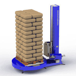 Паллетообмотчик с поворотным столом - VTW - Verbruggen Palletizing Solutions - вертикальный / автоматический / с электромагнитным тормозом