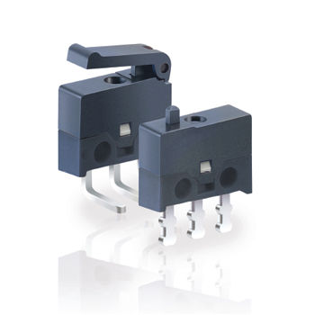 Ультраминиатюрный переключатель - DH Series - ZF switches and sensors - на пружине / SPDT / IP40