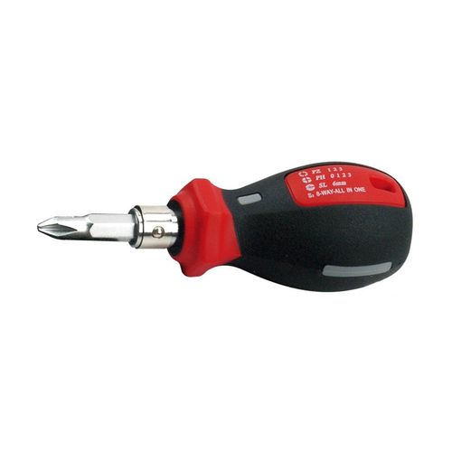 Отвертка Pozidriv - T32106 - AmPro Tools Corporation - с короткой ручкой / из стали
