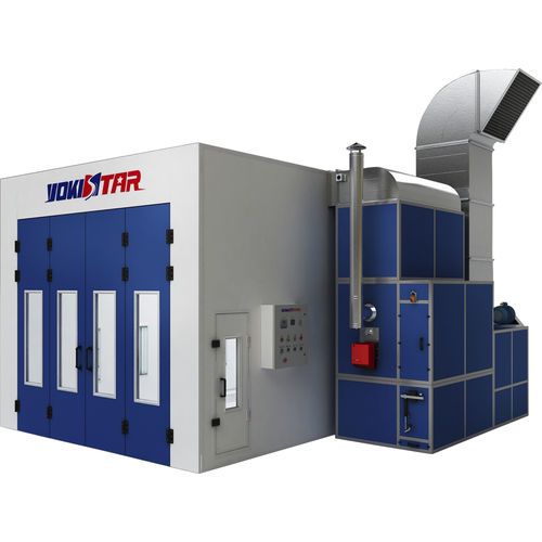 Закрытая окрасочная кабина - Guangzhou YOKISTAR Co., Ltd. - для транспортных средств / с сухой фильтрацией / по индивидуальному заказу