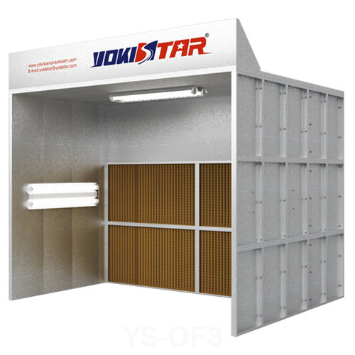Открытая окрасочная кабина - YS-OF series - Guangzhou YOKISTAR Co., Ltd. - для транспортных средств / для деревообрабатывающей промышленности / с фильтром