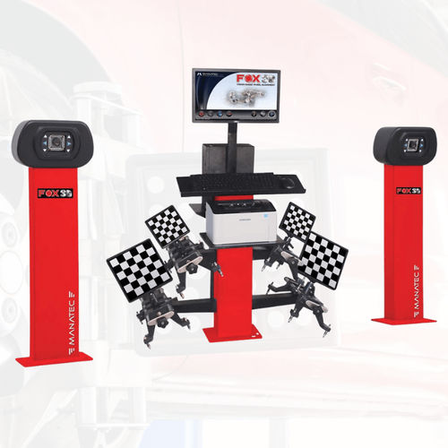 Машинa для регулирования геометрии колес 3D - FOX DTX - Manatec Electronics Pvt. Ltd. - для легковых автомобилей
