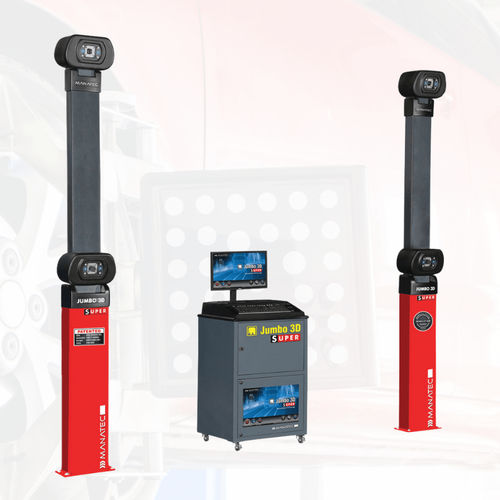 Машинa для регулирования геометрии колес 3D - Jumbo Super - Manatec Electronics Pvt. Ltd. - для грузовика / для легковых автомобилей / для автобуса