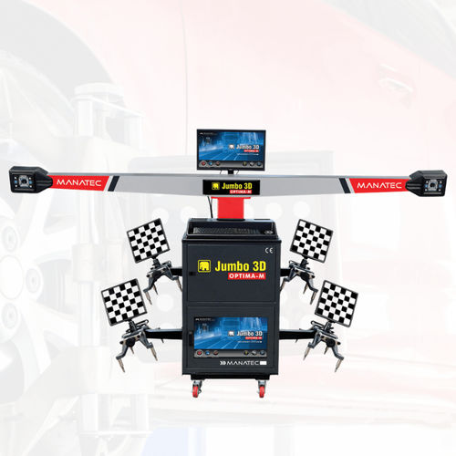 Машинa для регулирования геометрии колес 3D - Jumbo Optima M - Manatec Electronics Pvt. Ltd. - для грузовика / для легковых автомобилей / для автобуса
