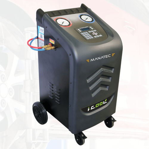 Станция подзарядки для кондиционера R1234yf - I Cool 100 T  - Manatec Electronics Pvt. Ltd. - R134a / для легковых автомобилей / автоматическая