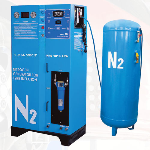Генератор азота PSA - NFS 1016 A EN - Manatec Electronics Pvt. Ltd. - непереносной / с установкой для заполнения бутылок / автоматический