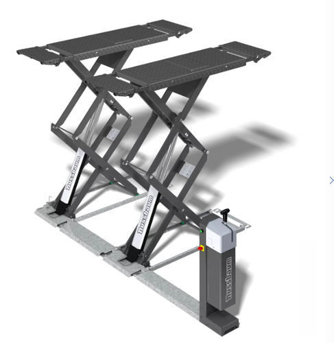 Двойной ножничный автомобильный подъемник - JUMBO 3500 HF X-TEND - Otto Nussbaum GmbH & Co. KG - 3,5 тонны / гидравлический / для легковых автомобилей