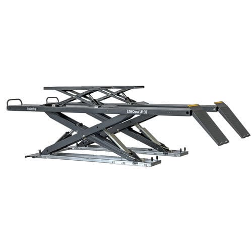 Ножничный автомобильный подъемник - ATH-Cross Lift 35 OG - ATH-Heinl GmbH & Co. KG - 3,5 тонны / электрогидравлический / для легковых автомобилей