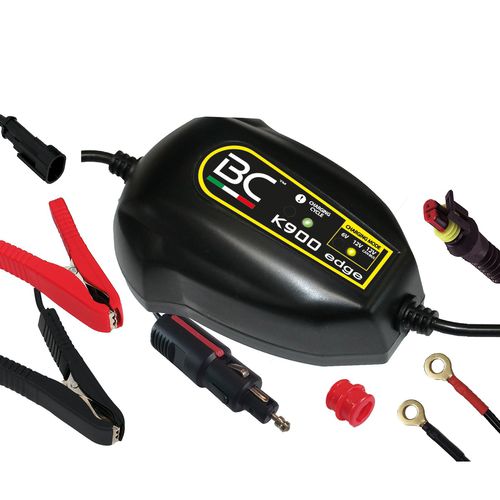Устройство зарядки батарей для мотоцикла - BC K900 EDGE - BC Battery Controller - Forelettronica Srl - для письменного стола / литиевое / свинцово-кислотное