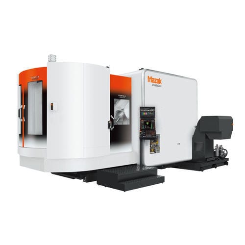 Обрабатывающий центр ЧПУ 5 осей - VORTEX i-630V/6 - Mazak - вертикальный / 120 инструментов / 80 инструментов