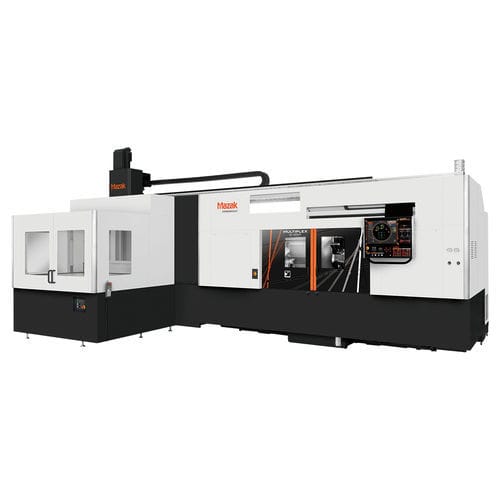 Токарный станок ЧПУ - MULTIPLEX W - Mazak - 2 оси / с двумя стержнями / 12 инструментов