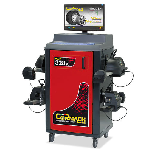 Машинa для регулирования геометрии колес 8 CCD - WR 328A - Cormach S.r.l. Correggio Machinery - для грузовика / для легковых автомобилей / с автоматической камерой