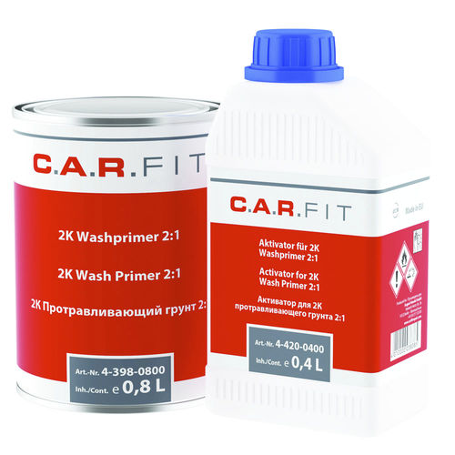 Грунтовка антикоррозионной защиты - 4-420-0400 - August Handel GmbH - CARFIT - для отделки / двухкомпонентная / для оцинкованной стали
