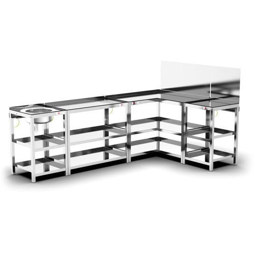 Рабочий стол из нержавеющей стали - AS-System - B-TEC GmbH
