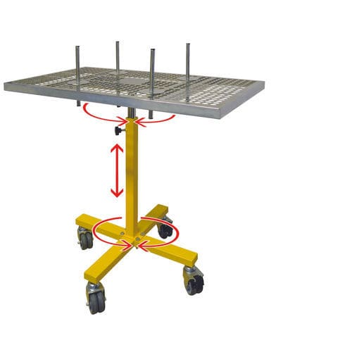 Роторный стол для окрашивания - Twister - B-TEC GmbH - с ручным управлением / горизонтальный / вертикальный