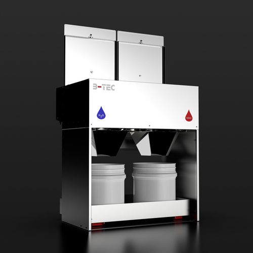 Контейнер для отходов из гальванизированной стали - RST-800 - B-TEC GmbH - из нержавеющей стали / для окрашивания