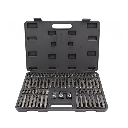 Набор насадок для отвертки Torx - 6145 - KROFtools Professional Tools - металлизированный