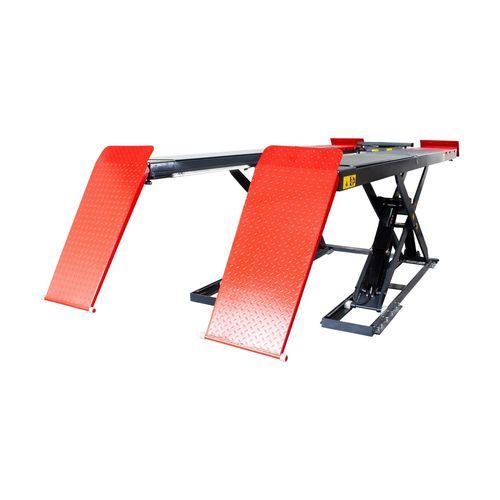 Ножничный автомобильный подъемник - 9833 - KROFtools Professional Tools - 4 тонны / гидравлический / пневматический