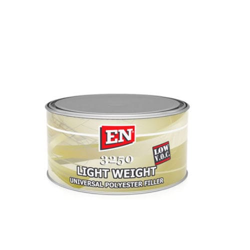 Мастика из полиэстера - 3250 Light Weight - EN Chemicals S.A. - двухкомпонентная / для обработки поверхностей / для автомобиля