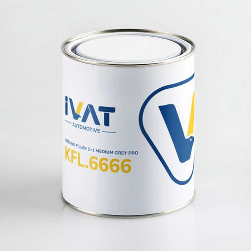 Грунтовка для отделки - GROUND FILLER 5+1 MEDIUM PRO - IVAT Coatings Srl - двухкомпонентная / из акрила / для пластмассы