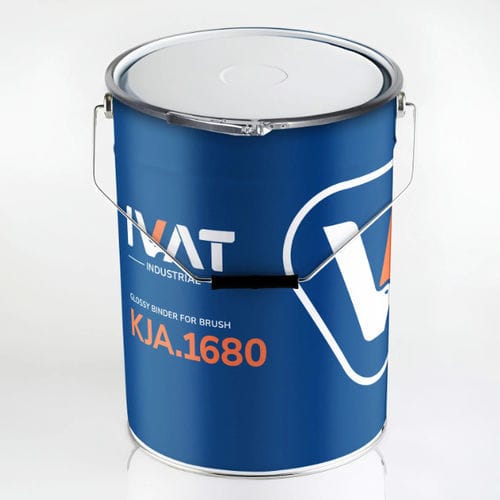 Защитное покрытие - BINDER GLOSSY FOR BRUSH - IVAT Coatings Srl - из матового алюминия / синтетическое / смола