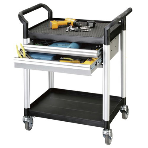 Тележка для хранения - KR-120S - KRAUSS TOOLS GmbH - для цеха / алюминий / 2 уровня