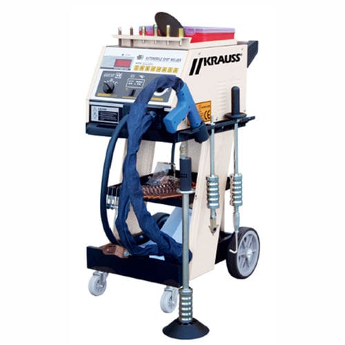 Система ремонта кузова на тележке - POWERDENT S40 - KRAUSS TOOLS GmbH - со сварочным аппаратом