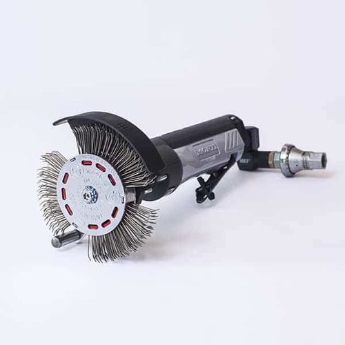 Ротационная полировальная машина - BRISTLE BLASTER® AXIAL - Monti-Werkzeuge GmbH, Part of Monti Group - пневматическая / для металла / портативная