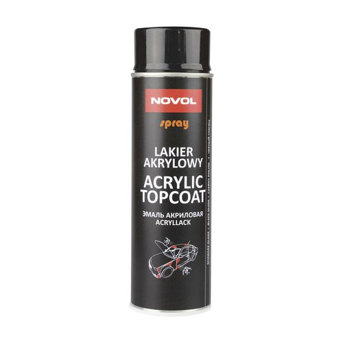 Лак с быстрой сушкой - TOPCOAT - Novol Sp. z o.o. - спрей / из полиэстера / для металла