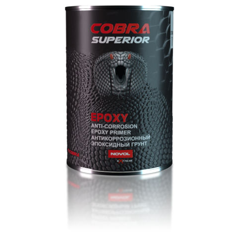 Защитная грунтовка - COBRA EPOXY - Novol Sp. z o.o. - эпоксидная / для стали / черная