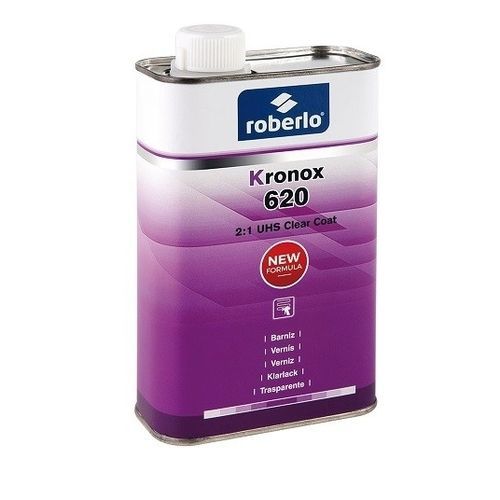 Лак для отделки - KRONOX 620 - Roberlo S.A. - с быстрой сушкой / двухкомпонентный / для автомобиля