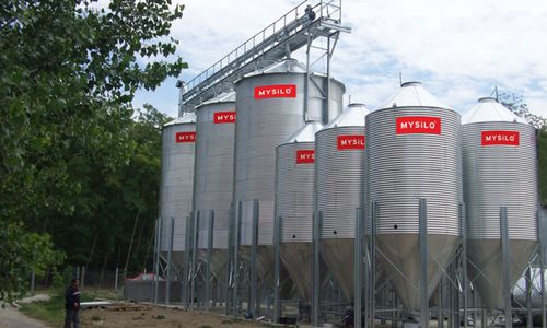 Бункер для бункера - Mysilo - из гальванизированной стали / из штукатурки