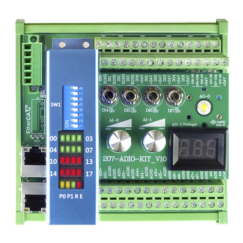 Цифровой модуль входа/выхода - 207-ADIO-KIT - Taiwan Pulse Motion - Ethernet / последовательный / EtherCAT