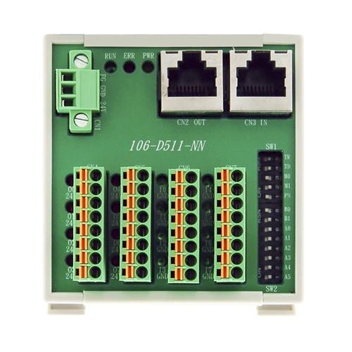 Модуль входа/выхода подчиненное устройство - 106-D5 series - Taiwan Pulse Motion - цифровой / RJ45 / RS-485
