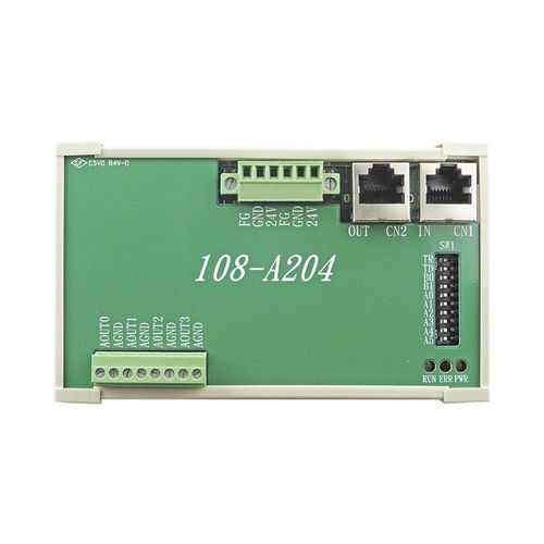 Выходной модуль подчиненное устройство - 108-A204 - Taiwan Pulse Motion - аналоговый / Ethernet / RS-485